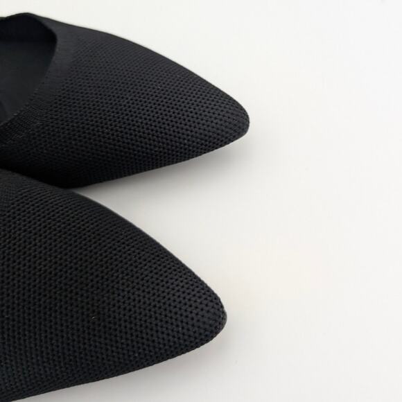 Anne Klein Black Suede Kitten Heels - Picture 11 of 11